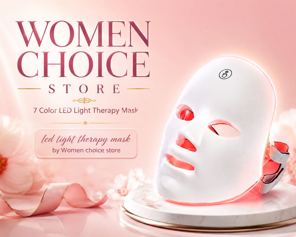 7-Color LED Light Therapy Facial Mask – At-Home Anti-Aging Skincare Device